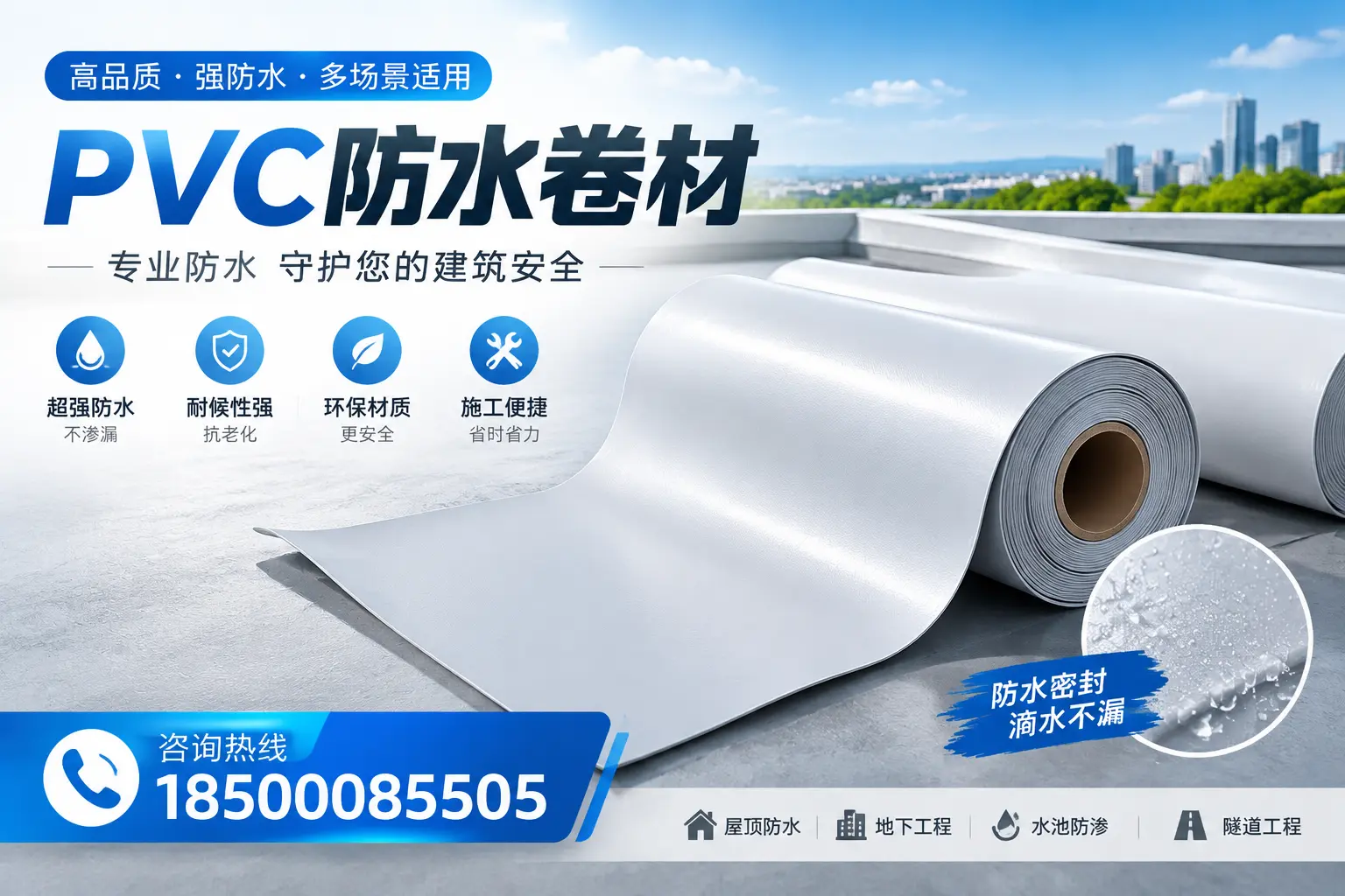 PVC防水卷材的市场竞争分析,襄阳品牌选择参考